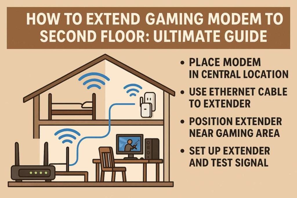 How to Extend Gaming Modem to Second Floor: Ultimate Guide
