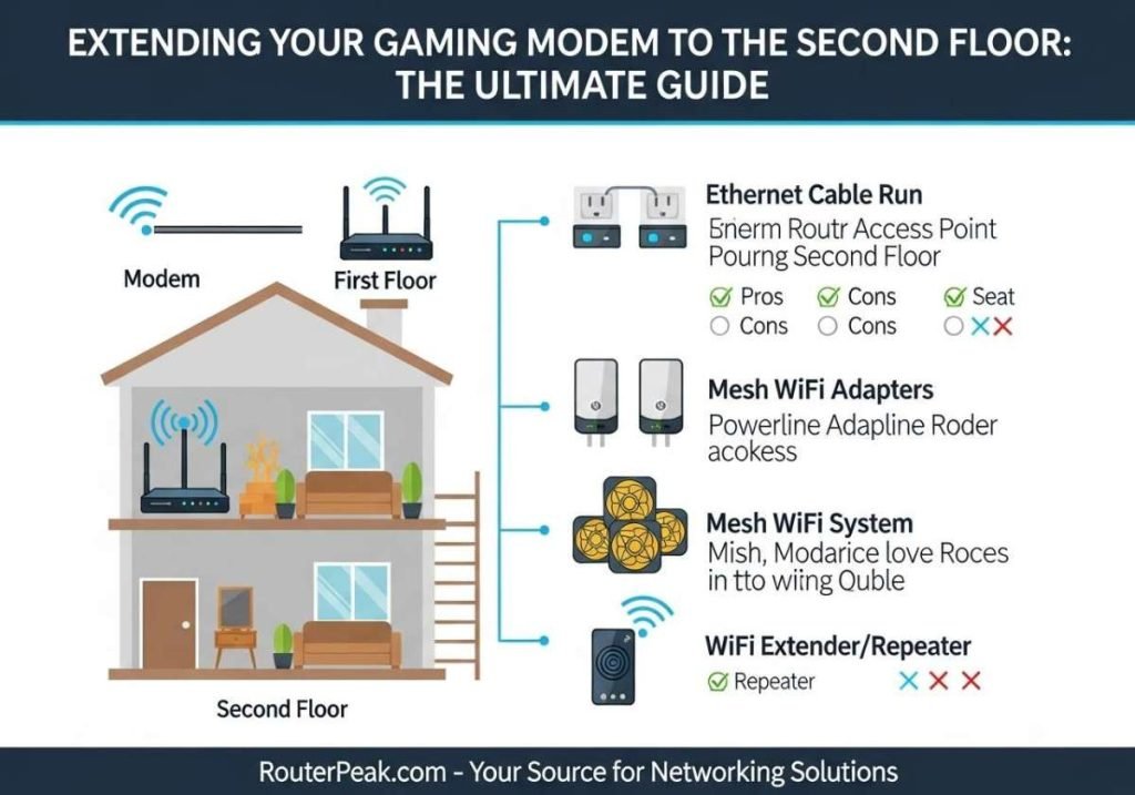 How to Extend Gaming Modem to Second Floor: Ultimate Guide